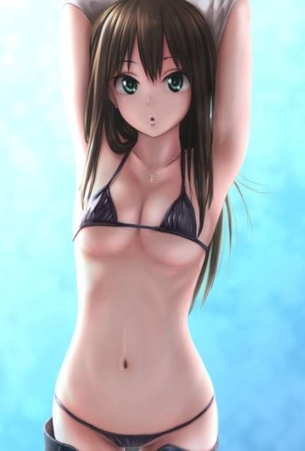 The line of a beautiful body and waist seems to be a girl and moe erotic image summary | 1