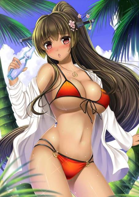 The line of a beautiful body and waist seems to be a girl and moe erotic image summary | 37