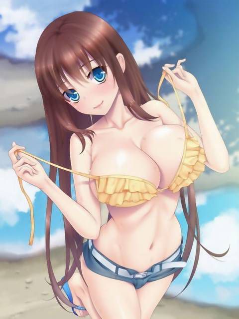 The line of a beautiful body and waist seems to be a girl and moe erotic image summary | 50
