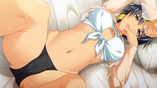 The line of a beautiful body and waist seems to be a girl and moe erotic image summary | 61