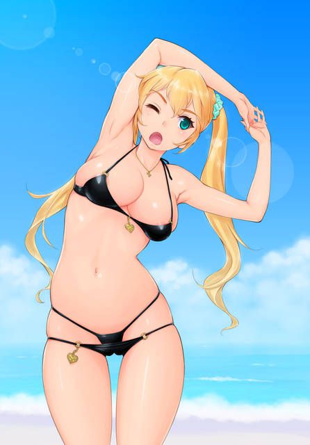 The line of a beautiful body and waist seems to be a girl and moe erotic image summary | 81