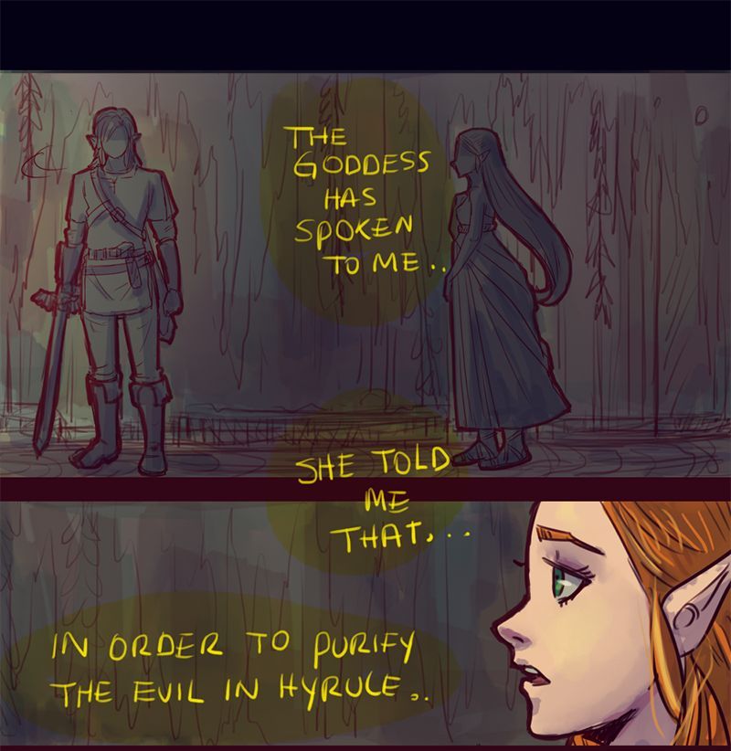 [Angeljasiel] just a random zelink comic (The Legend of Zelda: Breath of the Wild) 1