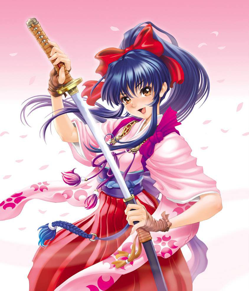 In the secondary erotic image of Sakura Wars! 1