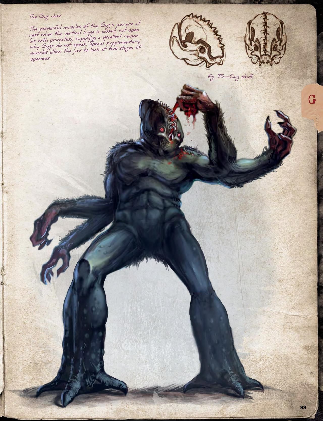 Cthulhu Mythos Artbook：Field Guide to Lovecraftian Horrors/克苏鲁神话艺术设定集：洛夫克拉夫特式恐怖图鉴 100
