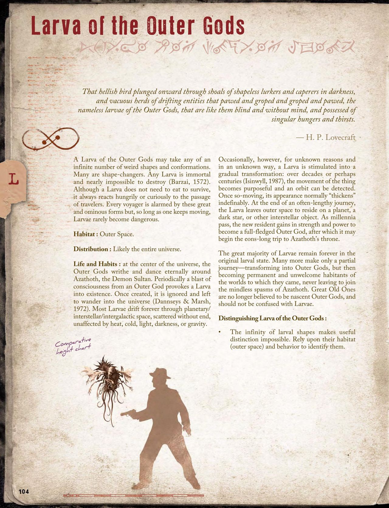 Cthulhu Mythos Artbook：Field Guide to Lovecraftian Horrors/克苏鲁神话艺术设定集：洛夫克拉夫特式恐怖图鉴 105