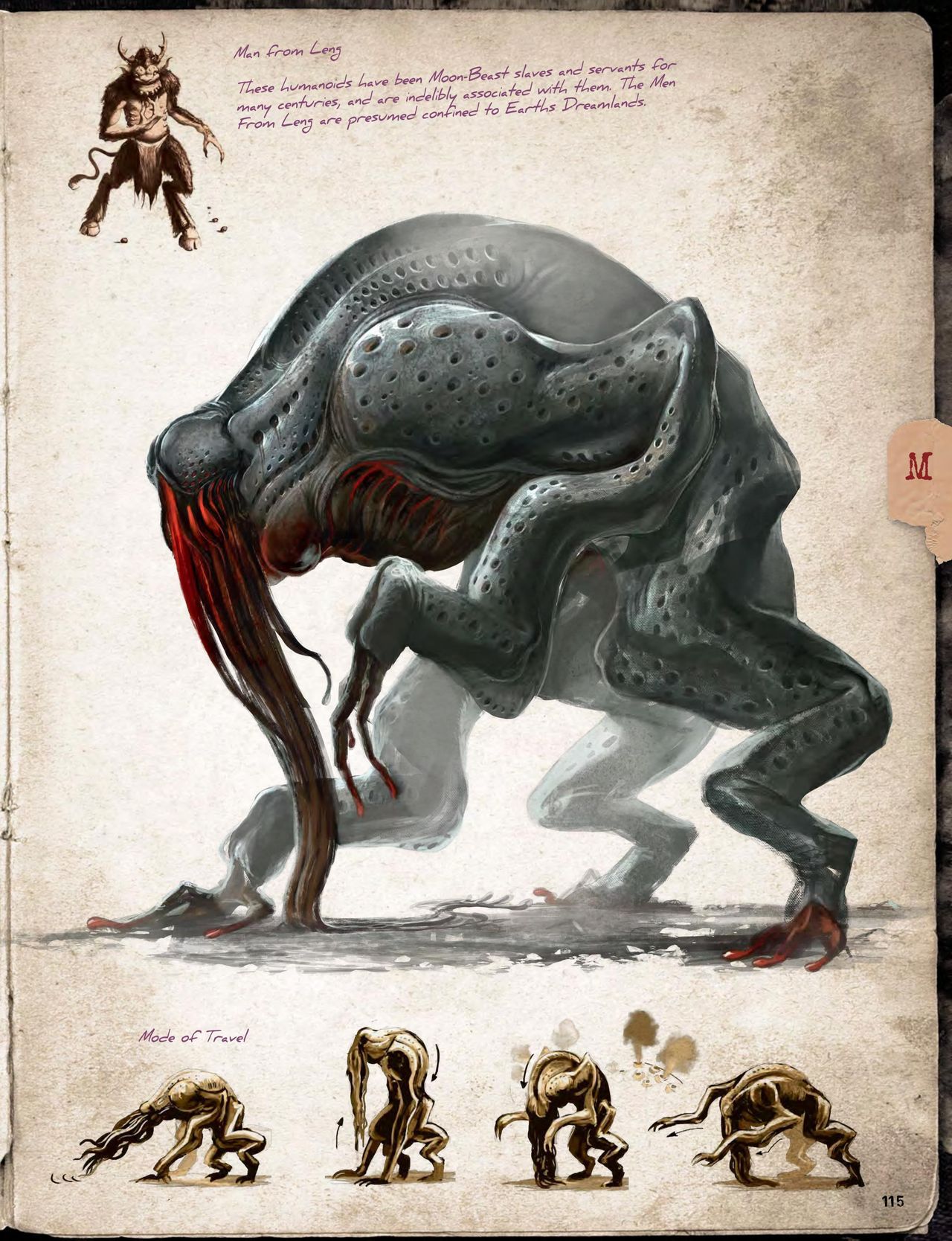 Cthulhu Mythos Artbook：Field Guide to Lovecraftian Horrors/克苏鲁神话艺术设定集：洛夫克拉夫特式恐怖图鉴 116