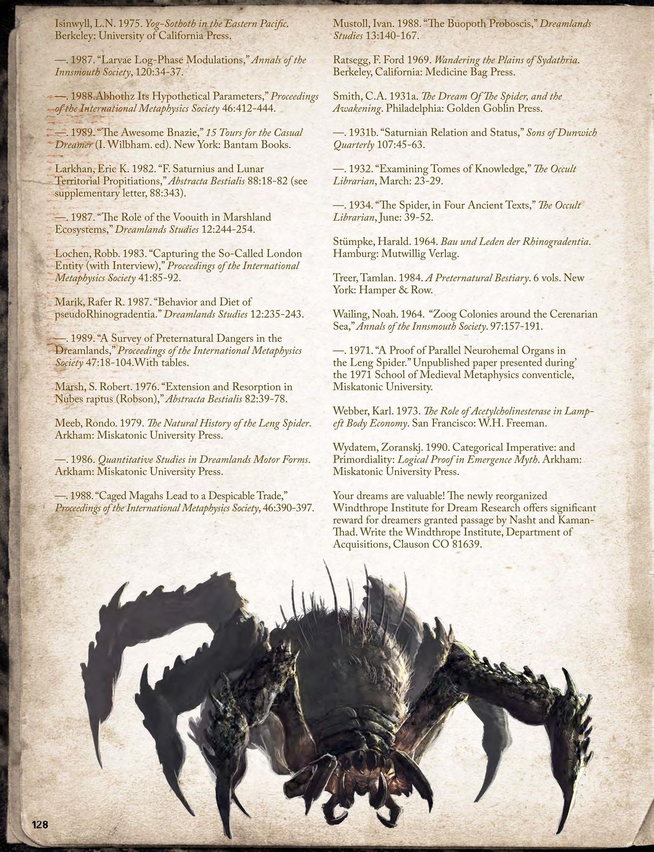 Cthulhu Mythos Artbook：Field Guide to Lovecraftian Horrors/克苏鲁神话艺术设定集：洛夫克拉夫特式恐怖图鉴 129