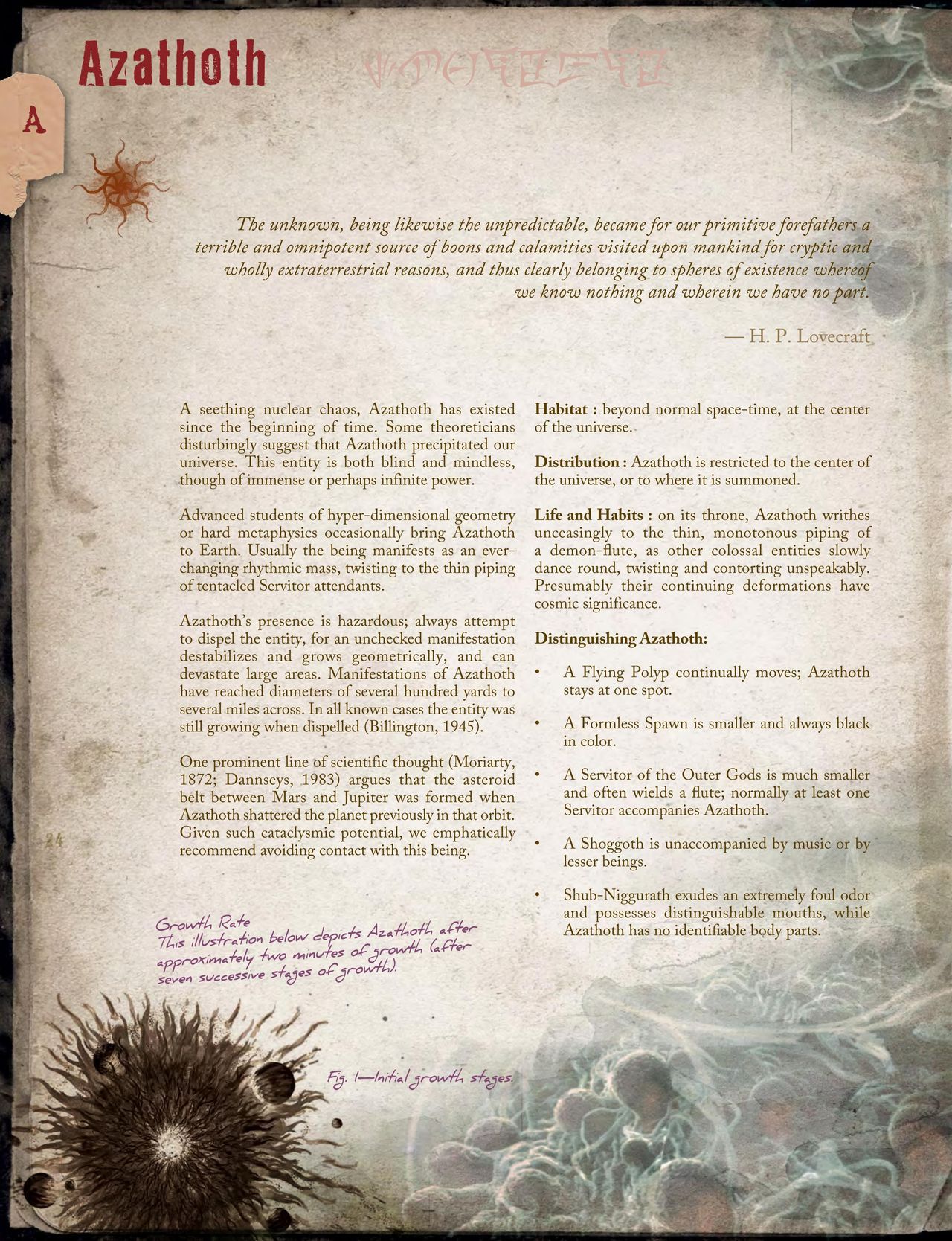 Cthulhu Mythos Artbook：Field Guide to Lovecraftian Horrors/克苏鲁神话艺术设定集：洛夫克拉夫特式恐怖图鉴 13