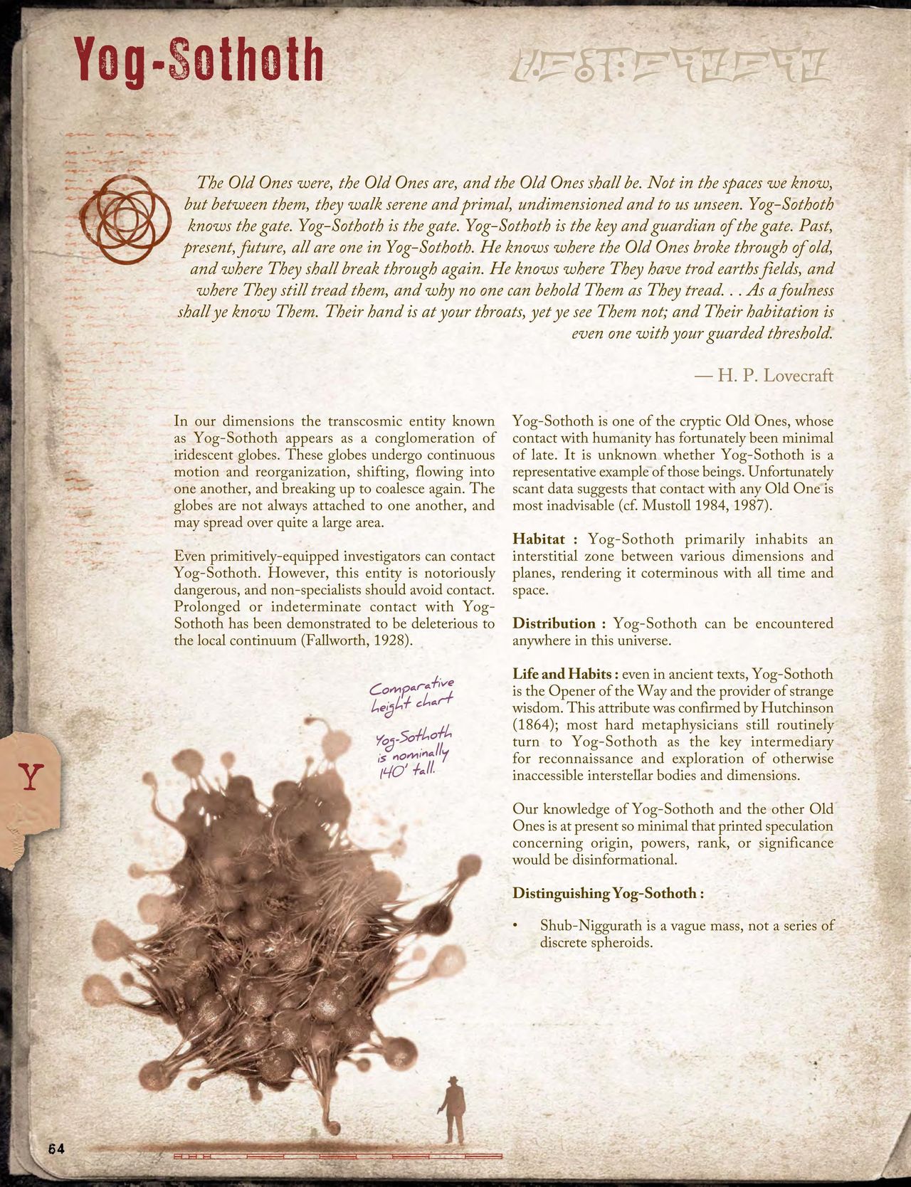 Cthulhu Mythos Artbook：Field Guide to Lovecraftian Horrors/克苏鲁神话艺术设定集：洛夫克拉夫特式恐怖图鉴 65
