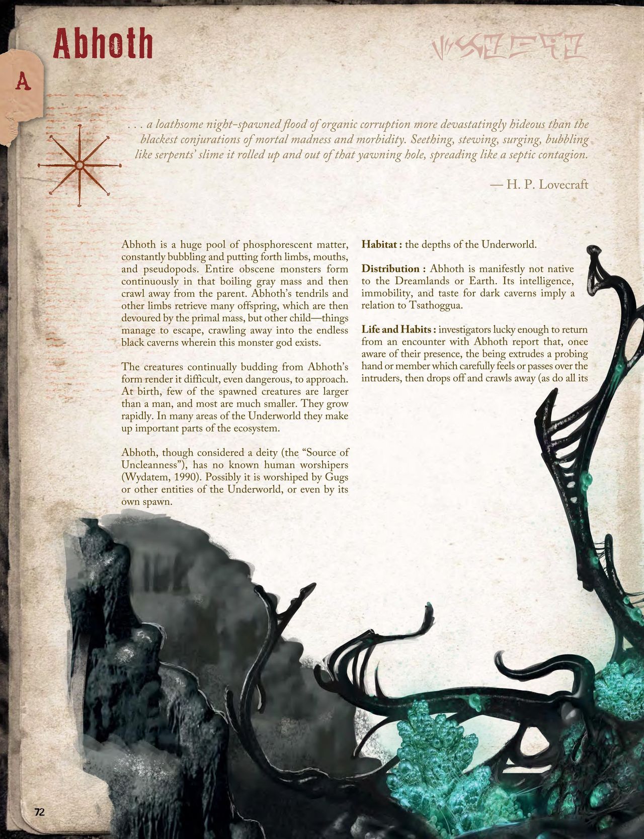 Cthulhu Mythos Artbook：Field Guide to Lovecraftian Horrors/克苏鲁神话艺术设定集：洛夫克拉夫特式恐怖图鉴 73
