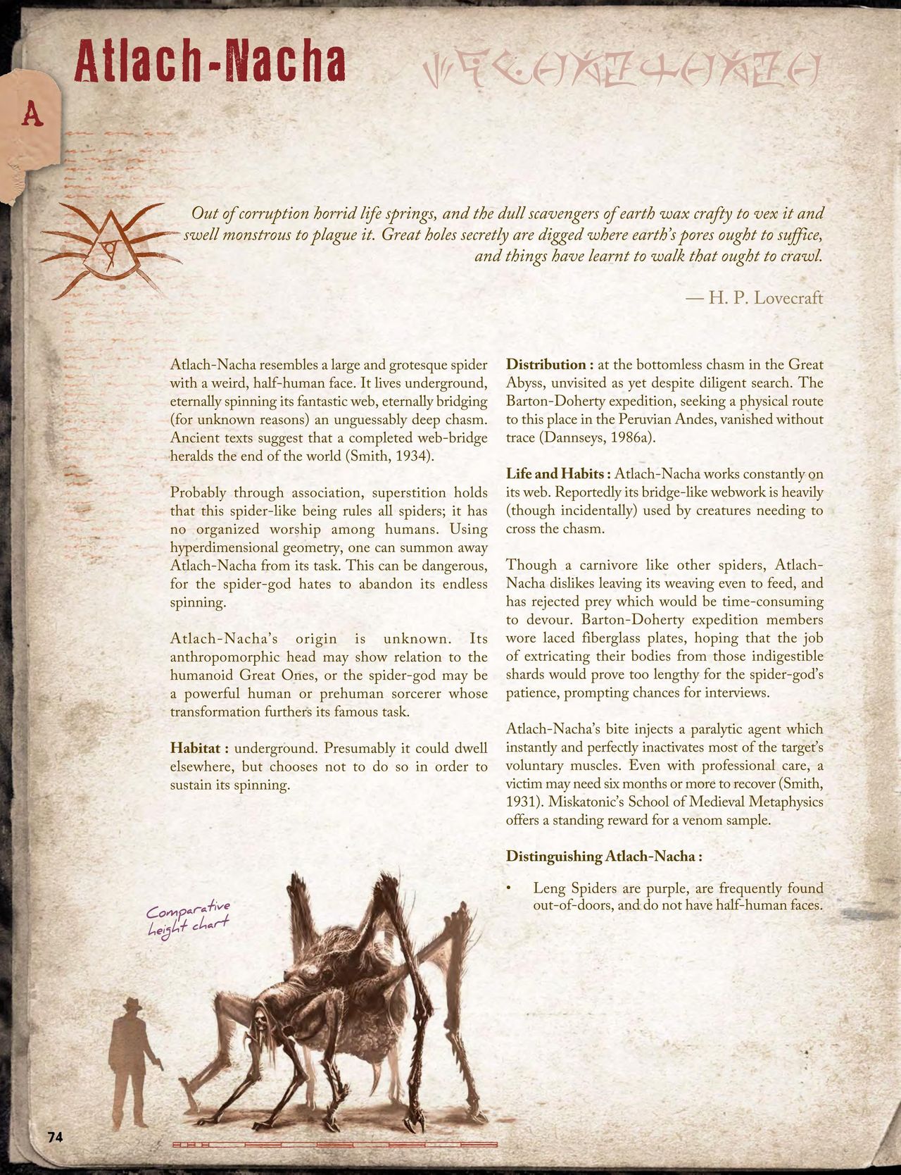 Cthulhu Mythos Artbook：Field Guide to Lovecraftian Horrors/克苏鲁神话艺术设定集：洛夫克拉夫特式恐怖图鉴 75
