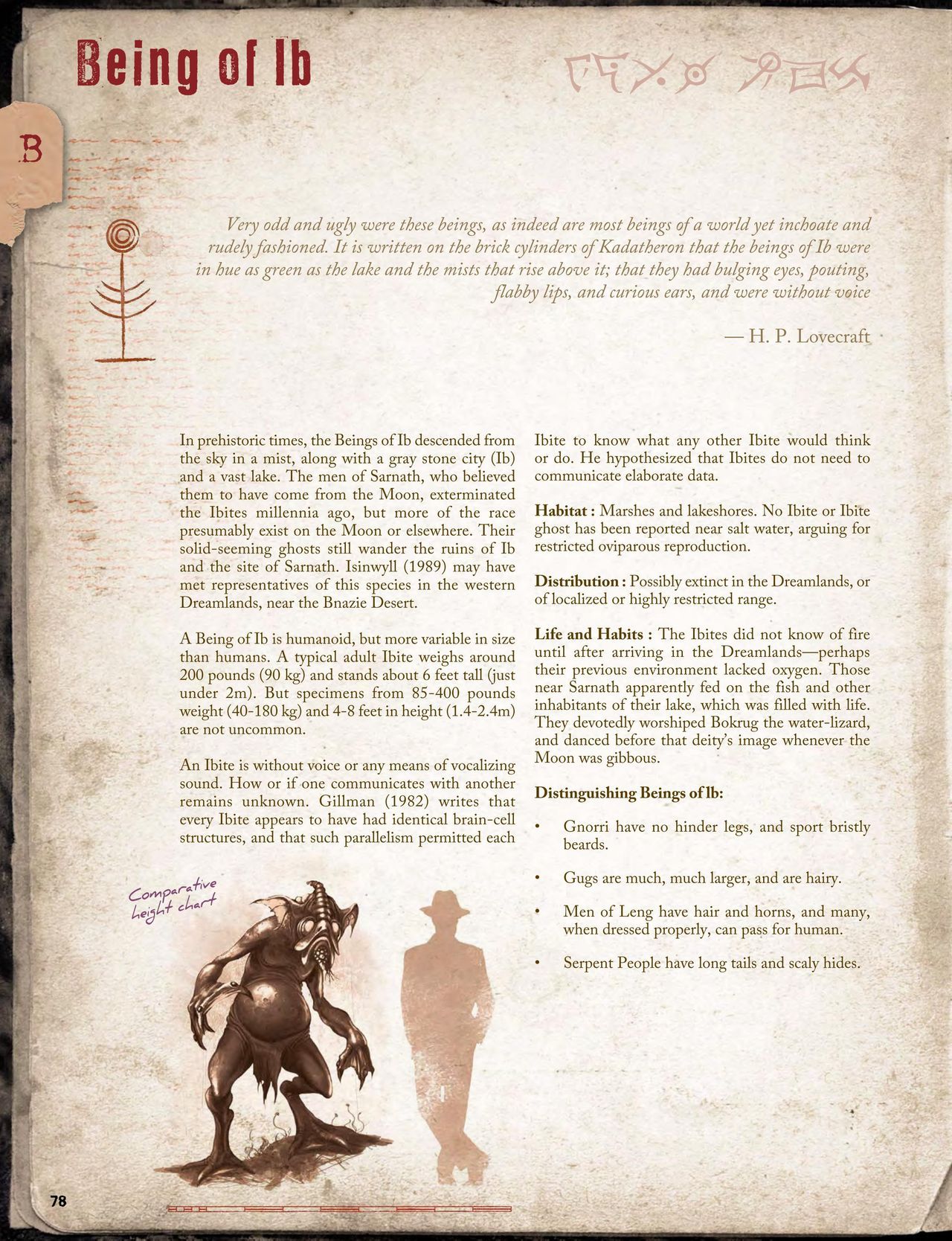 Cthulhu Mythos Artbook：Field Guide to Lovecraftian Horrors/克苏鲁神话艺术设定集：洛夫克拉夫特式恐怖图鉴 79