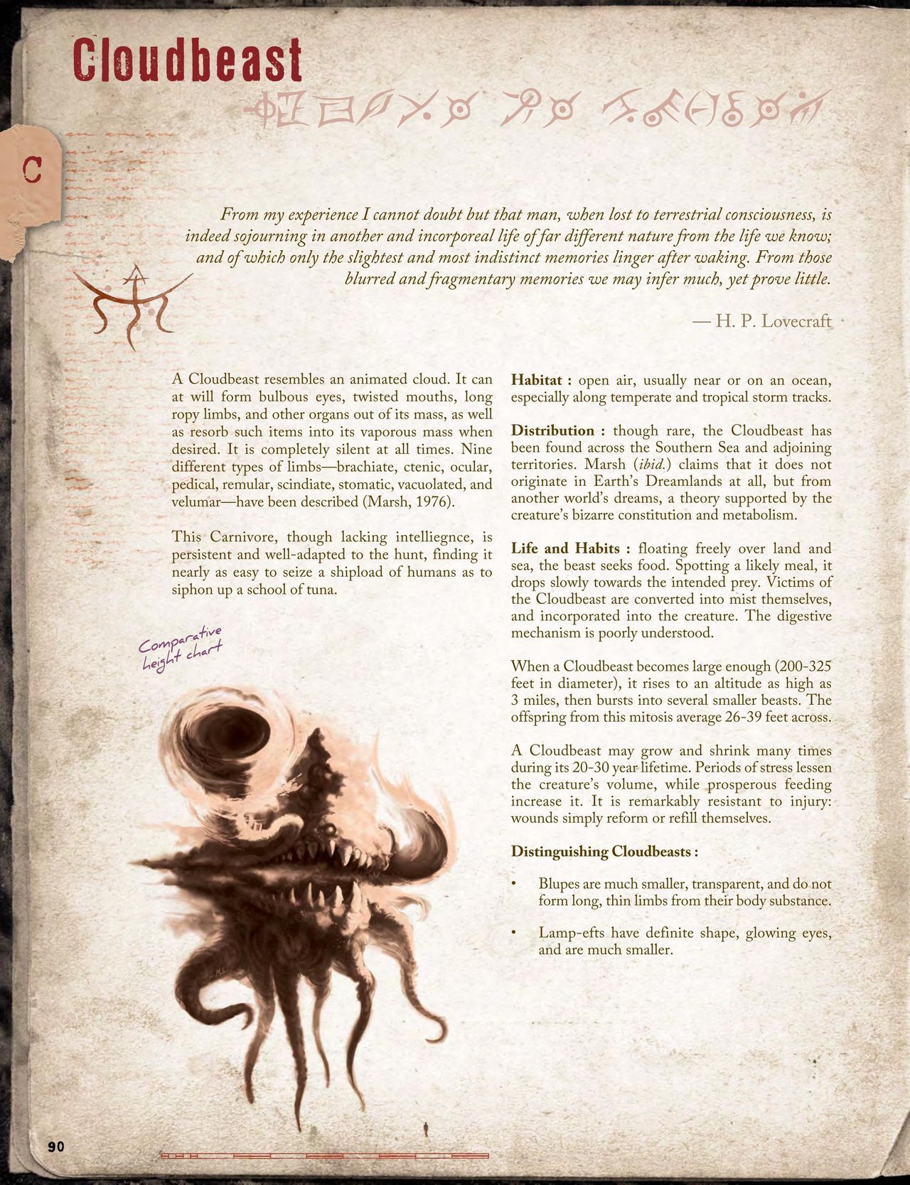 Cthulhu Mythos Artbook：Field Guide to Lovecraftian Horrors/克苏鲁神话艺术设定集：洛夫克拉夫特式恐怖图鉴 91