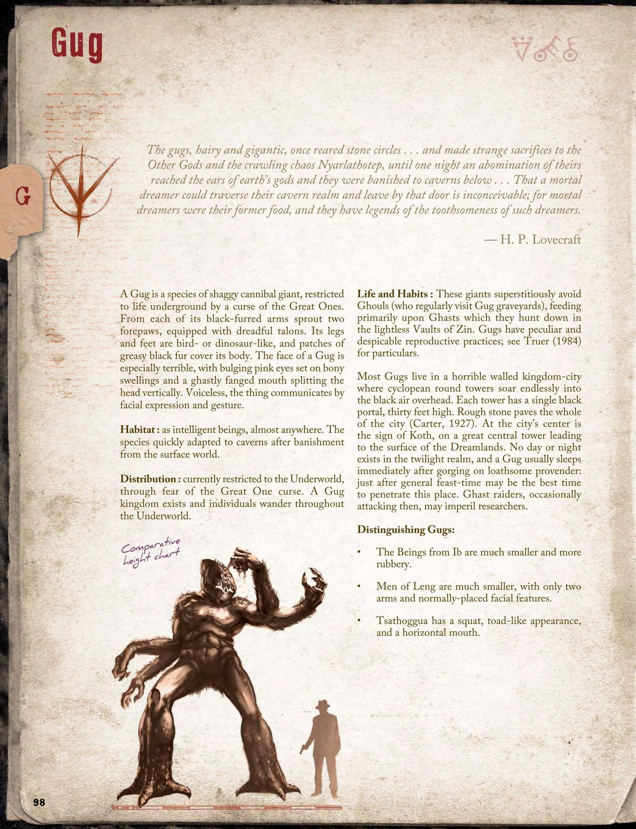 Cthulhu Mythos Artbook：Field Guide to Lovecraftian Horrors/克苏鲁神话艺术设定集：洛夫克拉夫特式恐怖图鉴 99