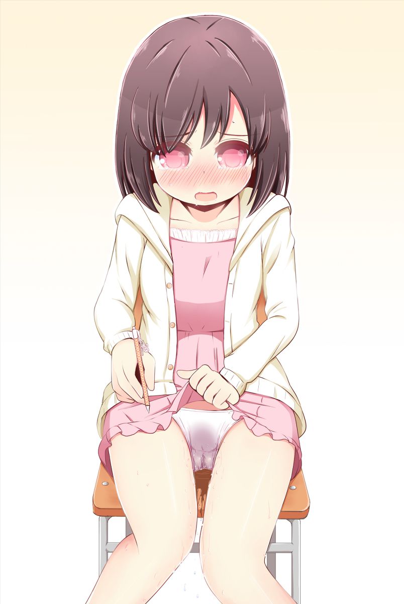 [School life end] i can not stand in class, masturbation and leaking and the erotic image of JS and JC would be drenched in the chair is irresistible 24