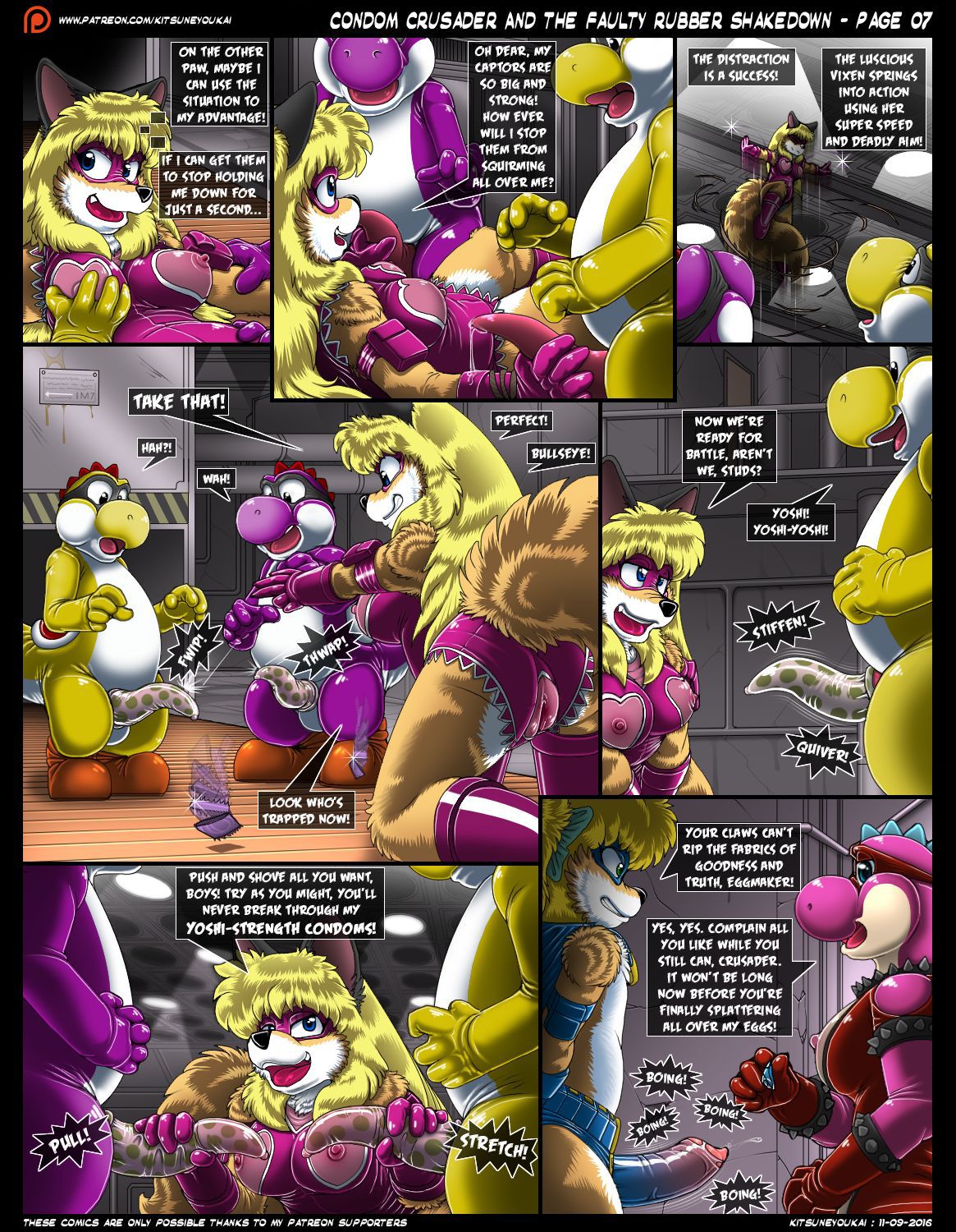 Condom Crusader And The Faulty Rubber Shakedown by Kitsune Youkai (Complete) 7