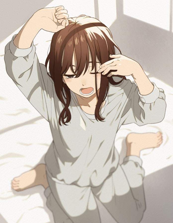 [5 minutes more] secondary microerotic image of girls who still seem to be sleepy 25