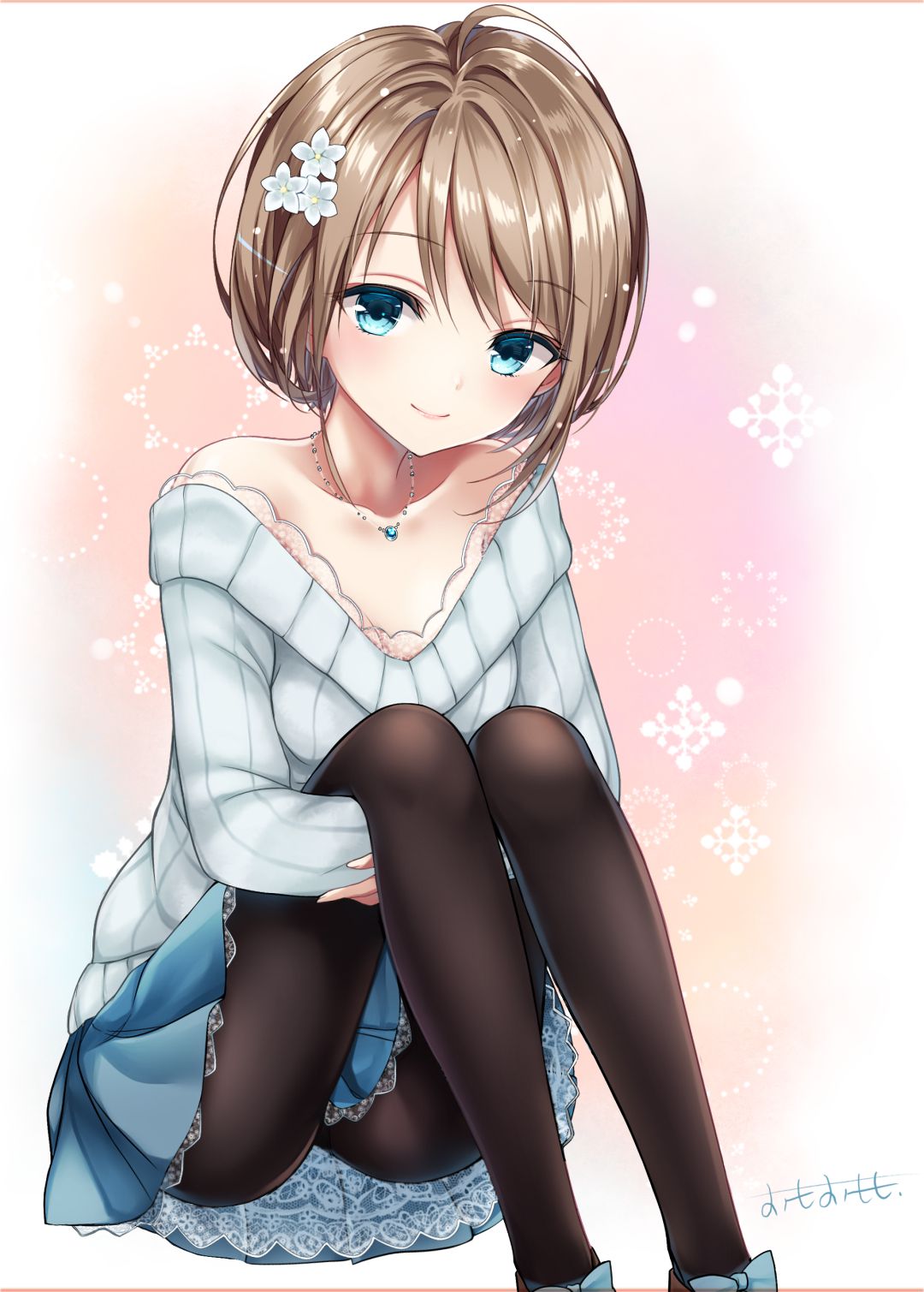 Take a secondary image in stockings! 20