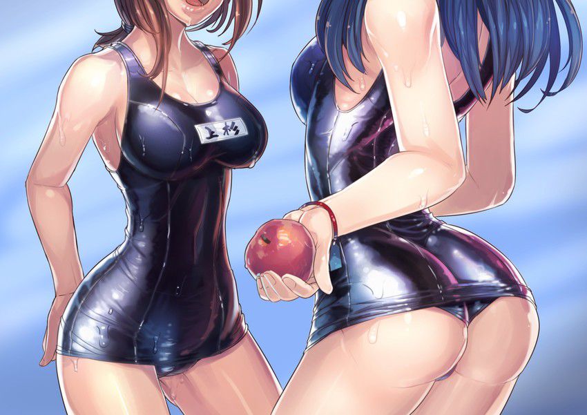 [Secondary] secondary erotic image of a pretty girl wearing a school swimsuit Part 21 [squishy water] 2