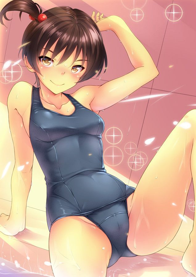 [Secondary] secondary erotic image of a pretty girl wearing a school swimsuit Part 21 [squishy water] 28