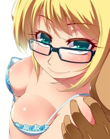 The beautiful girl in glasses is naughty. 33