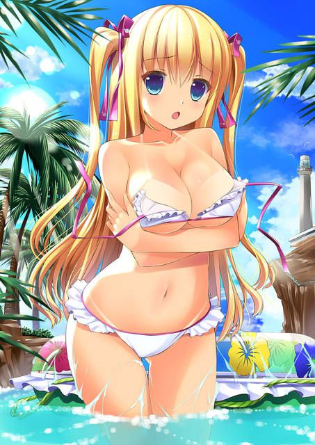 Rainbow image that I want to feel the temperature of summer to see the swimsuit beautiful girl 10