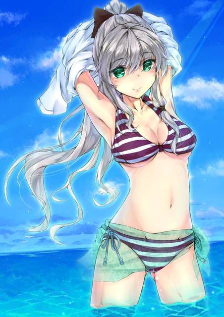 Rainbow image that I want to feel the temperature of summer to see the swimsuit beautiful girl 31