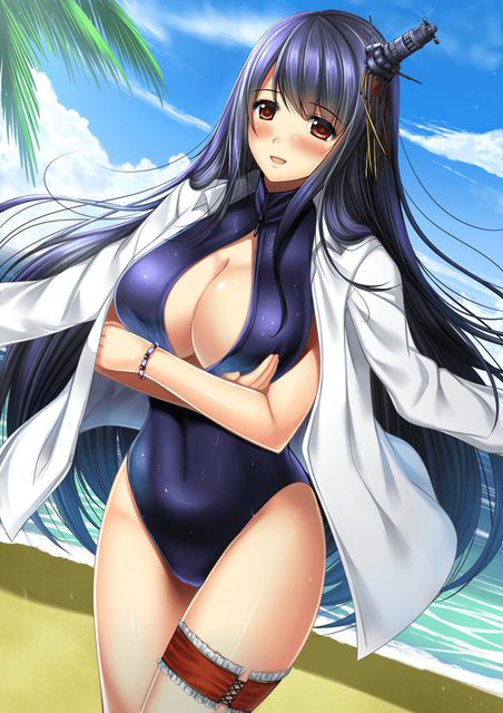 Rainbow image that I want to feel the temperature of summer to see the swimsuit beautiful girl 41