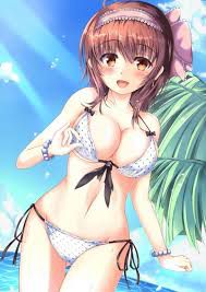 Rainbow image that I want to feel the temperature of summer to see the swimsuit beautiful girl 49