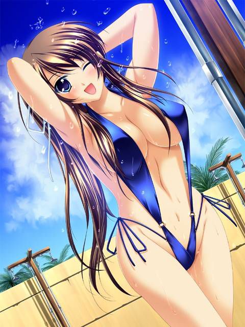Rainbow image that I want to feel the temperature of summer to see the swimsuit beautiful girl 7