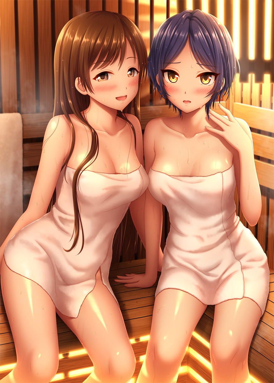 Bagna!? A charming woman and a girl enter Atsu-steamed bath jigo... Heaven 42