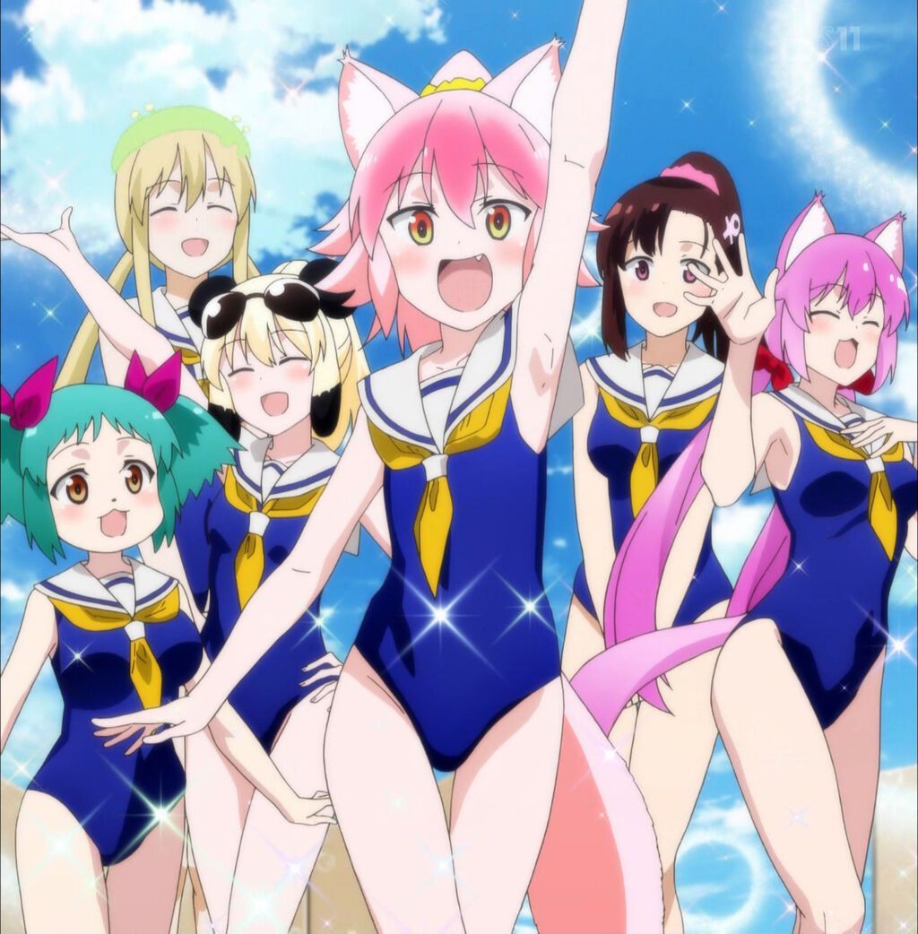 [Good times] [Herd! ] Seaton Gakuen] Echiechi swimsuit has been around in 8 episode!!!!s 9