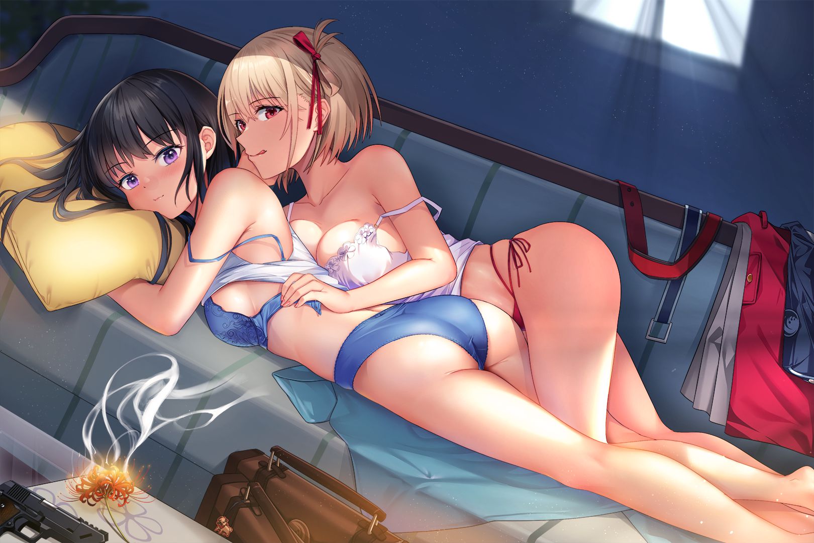 - Chisataki (Ricoriko): Liquorice Recoil Chisagi Senbō and Inoue Takina no Chisataki Yuri Rez Secondary Erotic Images 49