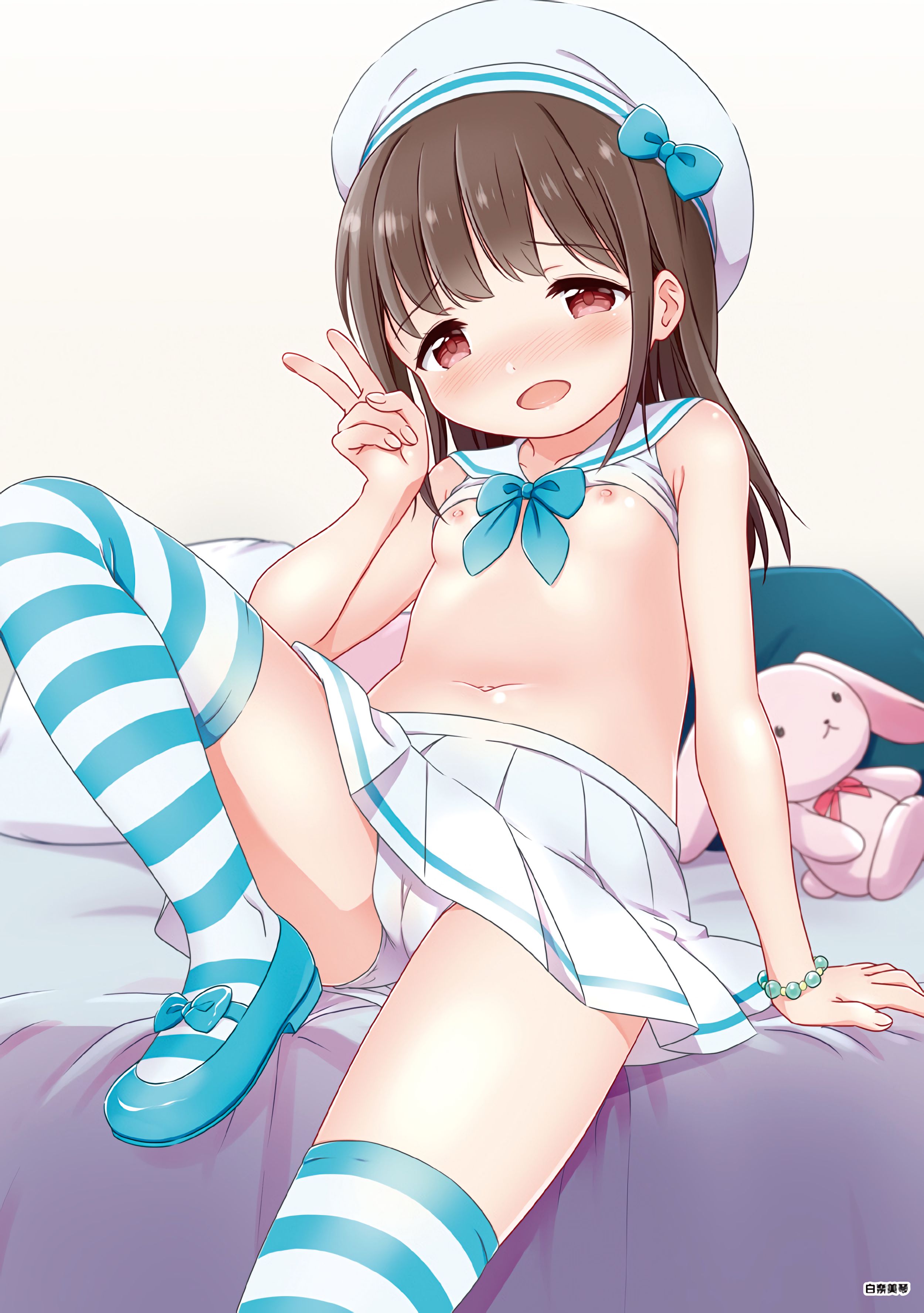 [Lori Panchira] erotic image of lying Lori Panchira lying loli girl will do a white loli panchira defenseless! 37