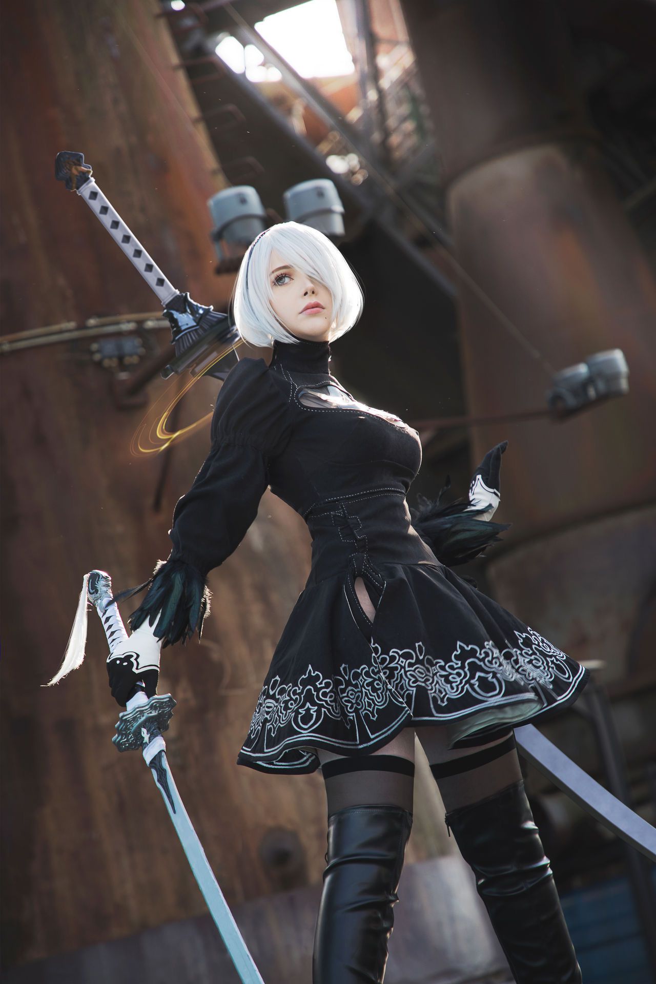 [Image] 2B cosplay erotic too wwwwww of foreign beauty cosplayer 1