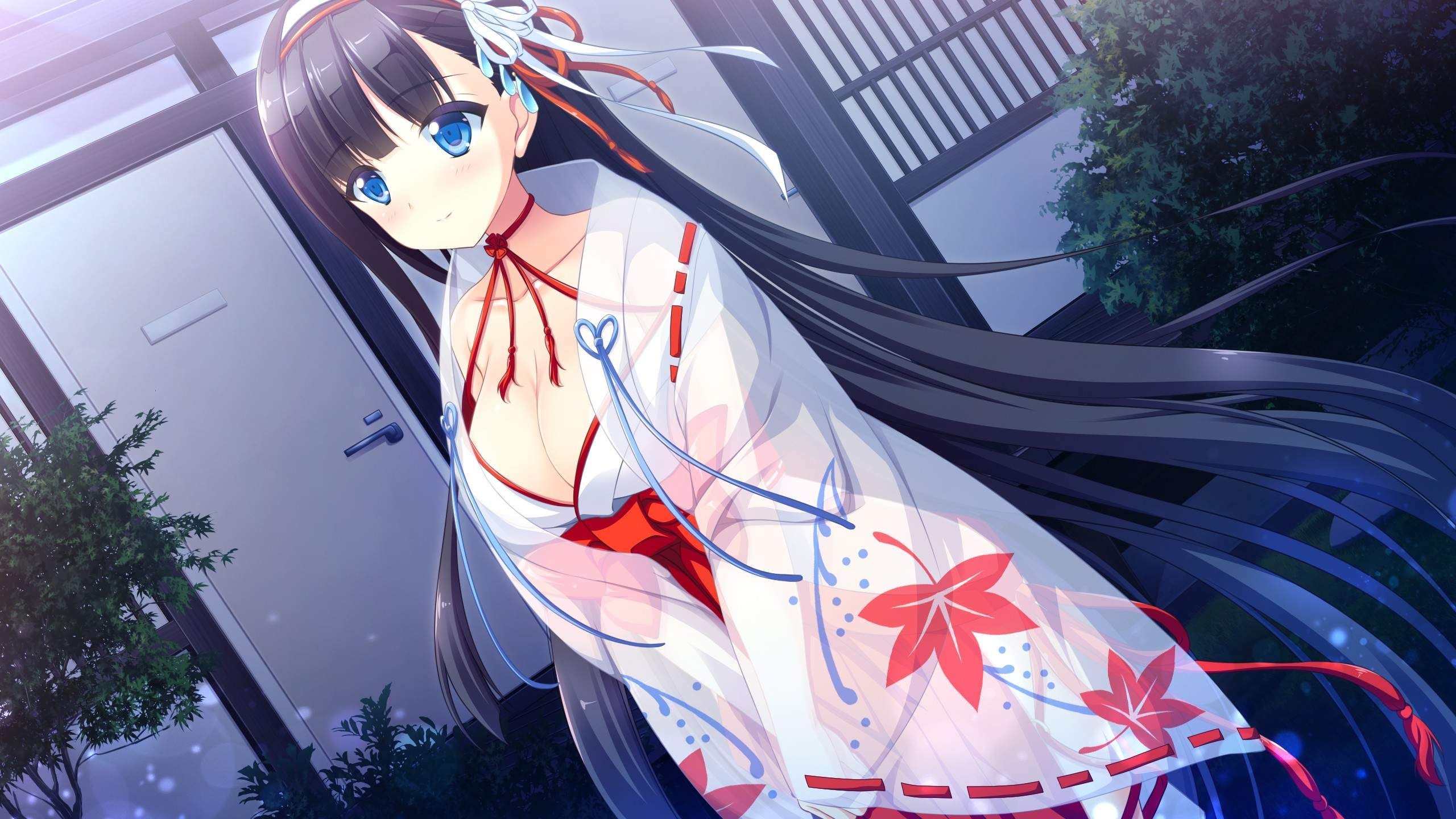 The second erotic image kudashia of the shrine maiden. 10