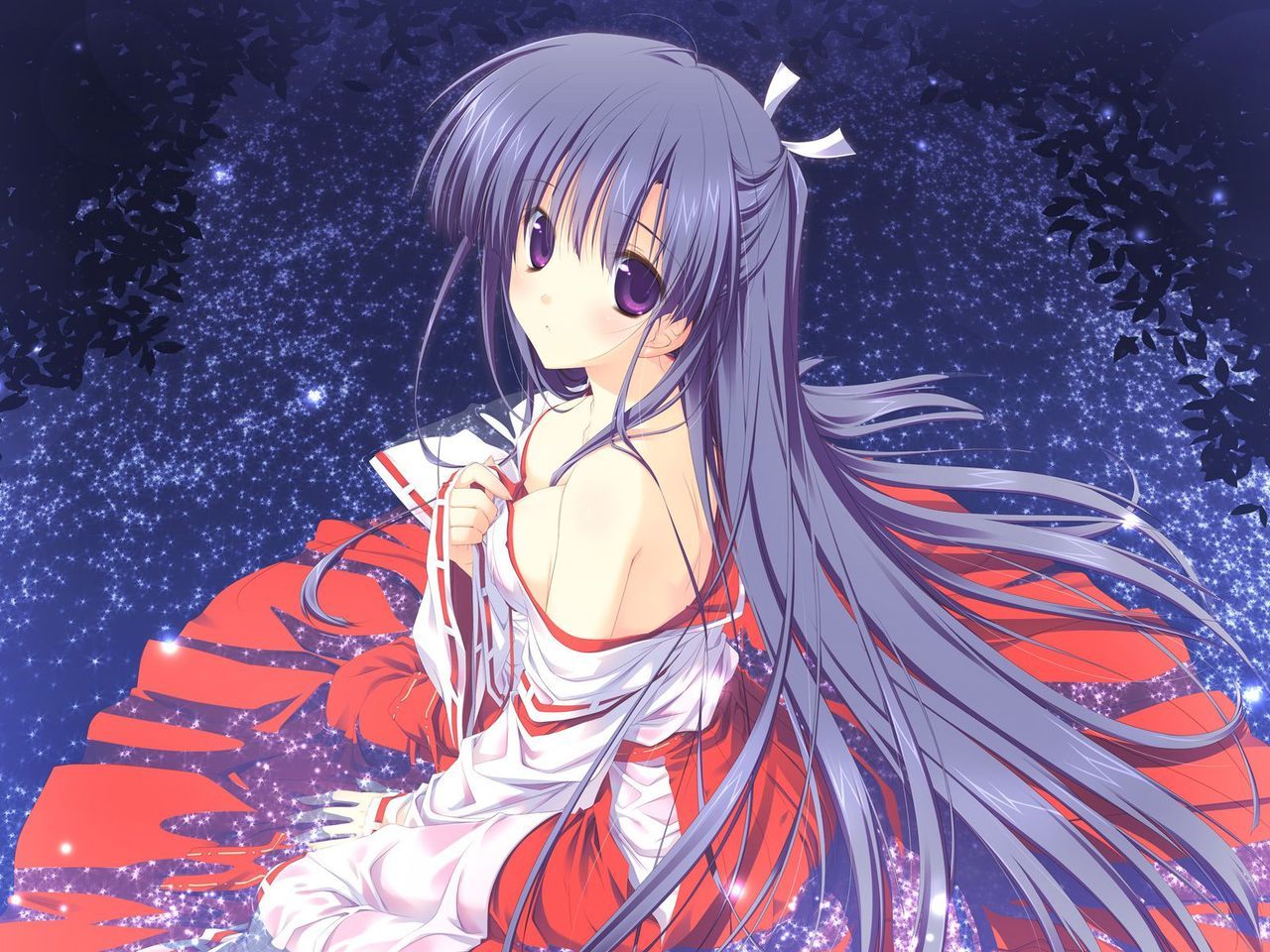 The second erotic image kudashia of the shrine maiden. 13