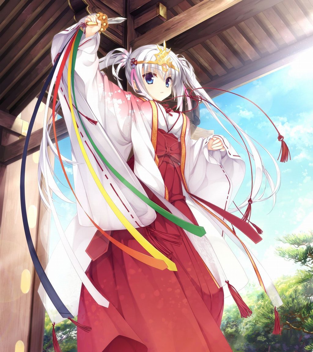 The second erotic image kudashia of the shrine maiden. 3