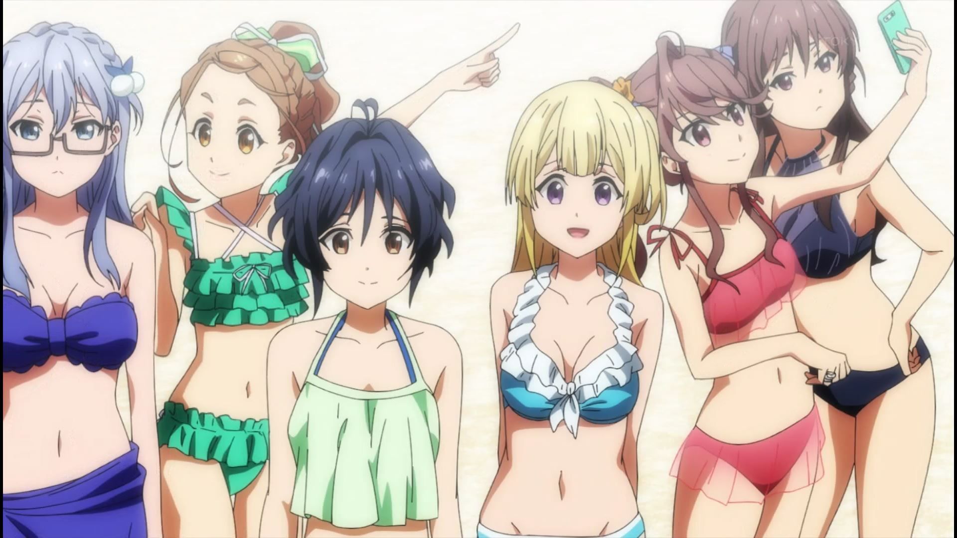 Anime [22/7 (Nanabun Nonijuuni)] 6 episodes erotic scene of girls erotic swimsuit! 10