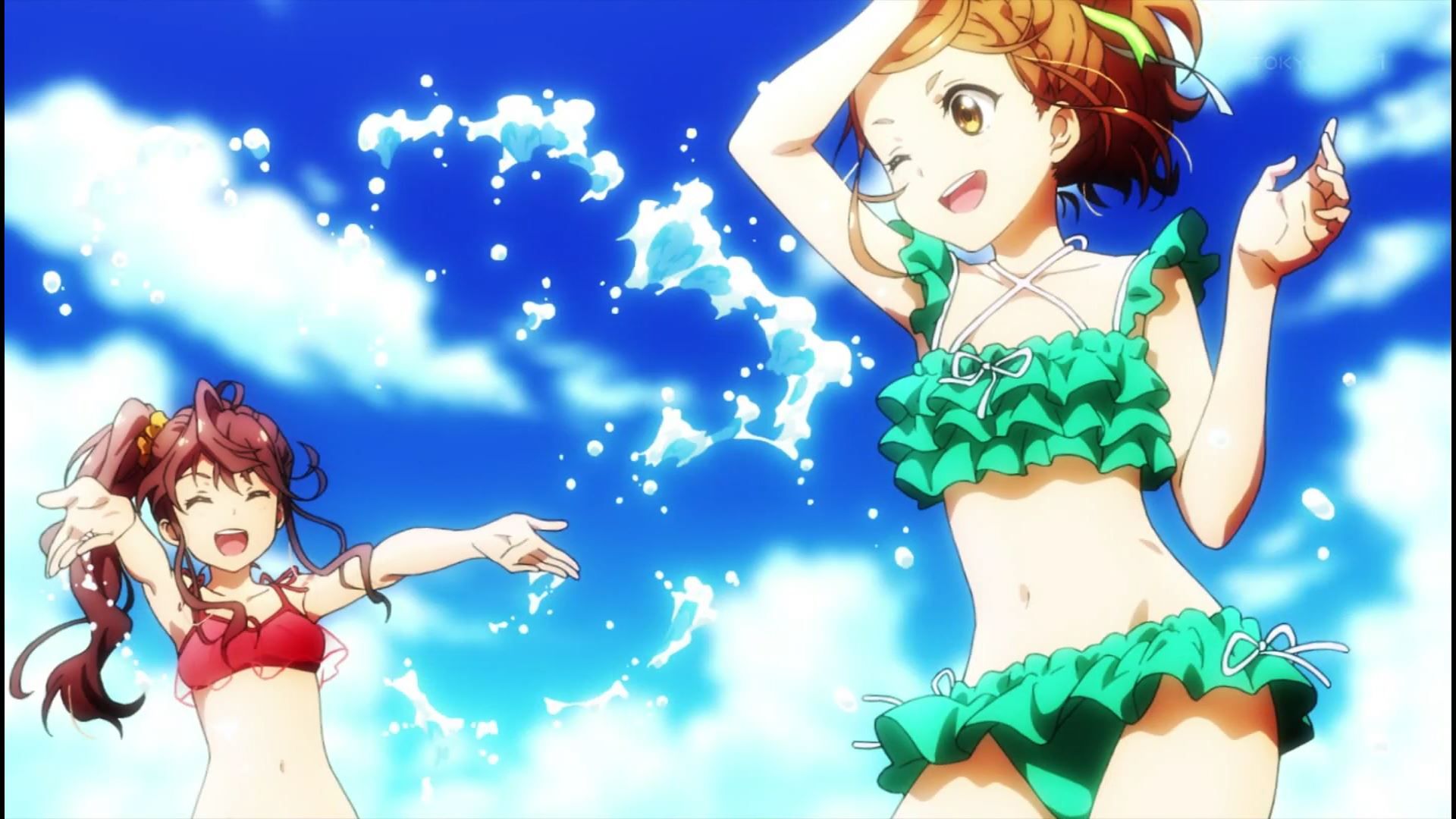 Anime [22/7 (Nanabun Nonijuuni)] 6 episodes erotic scene of girls erotic swimsuit! 13