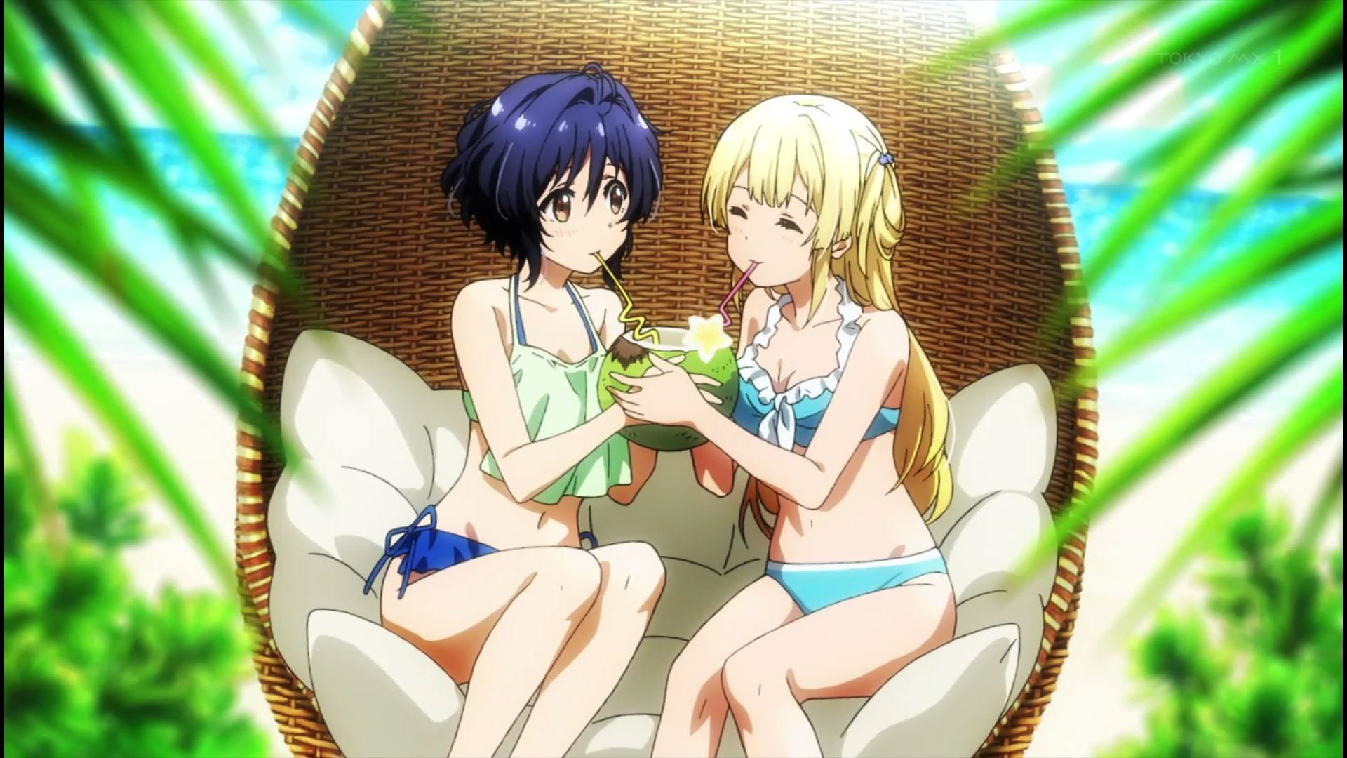 Anime [22/7 (Nanabun Nonijuuni)] 6 episodes erotic scene of girls erotic swimsuit! 14