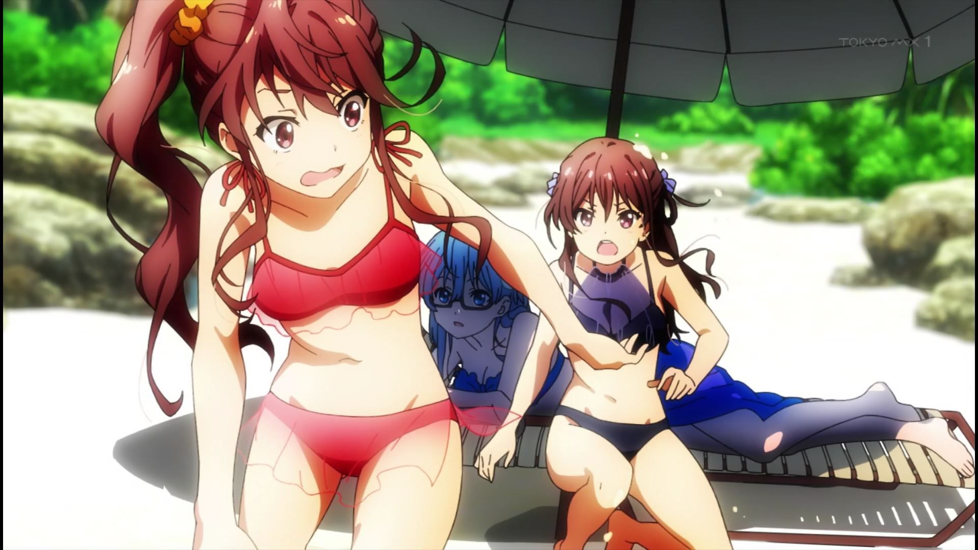 Anime [22/7 (Nanabun Nonijuuni)] 6 episodes erotic scene of girls erotic swimsuit! 17