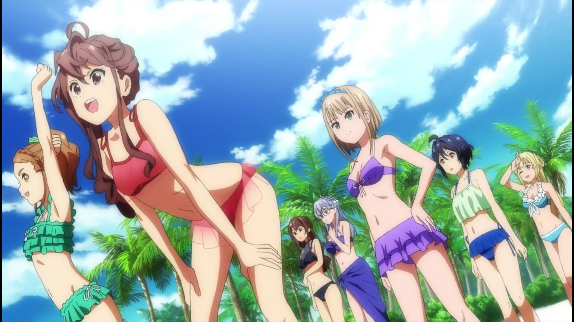 Anime [22/7 (Nanabun Nonijuuni)] 6 episodes erotic scene of girls erotic swimsuit! 2