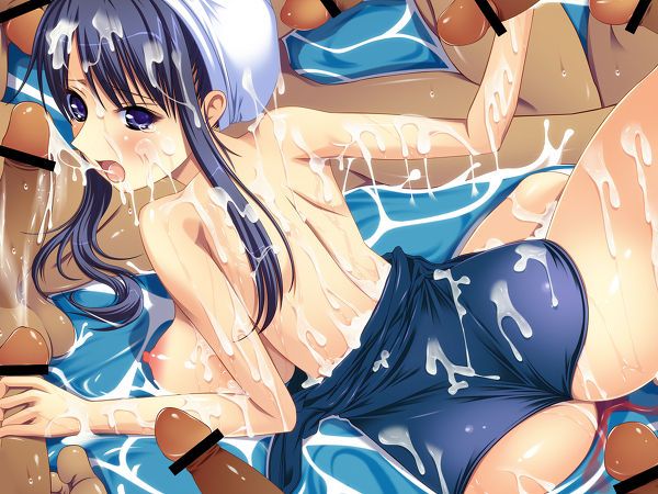 Swimsuit Girl's Pulling Picture 13