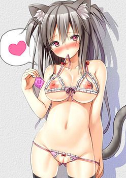 Up erotic images of cat ears! 4