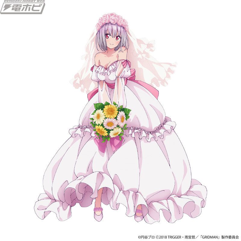 SSSS. GRIDMAN] Erotic figure of the wedding dress that the of Shinjo Akane seem to be reven 13