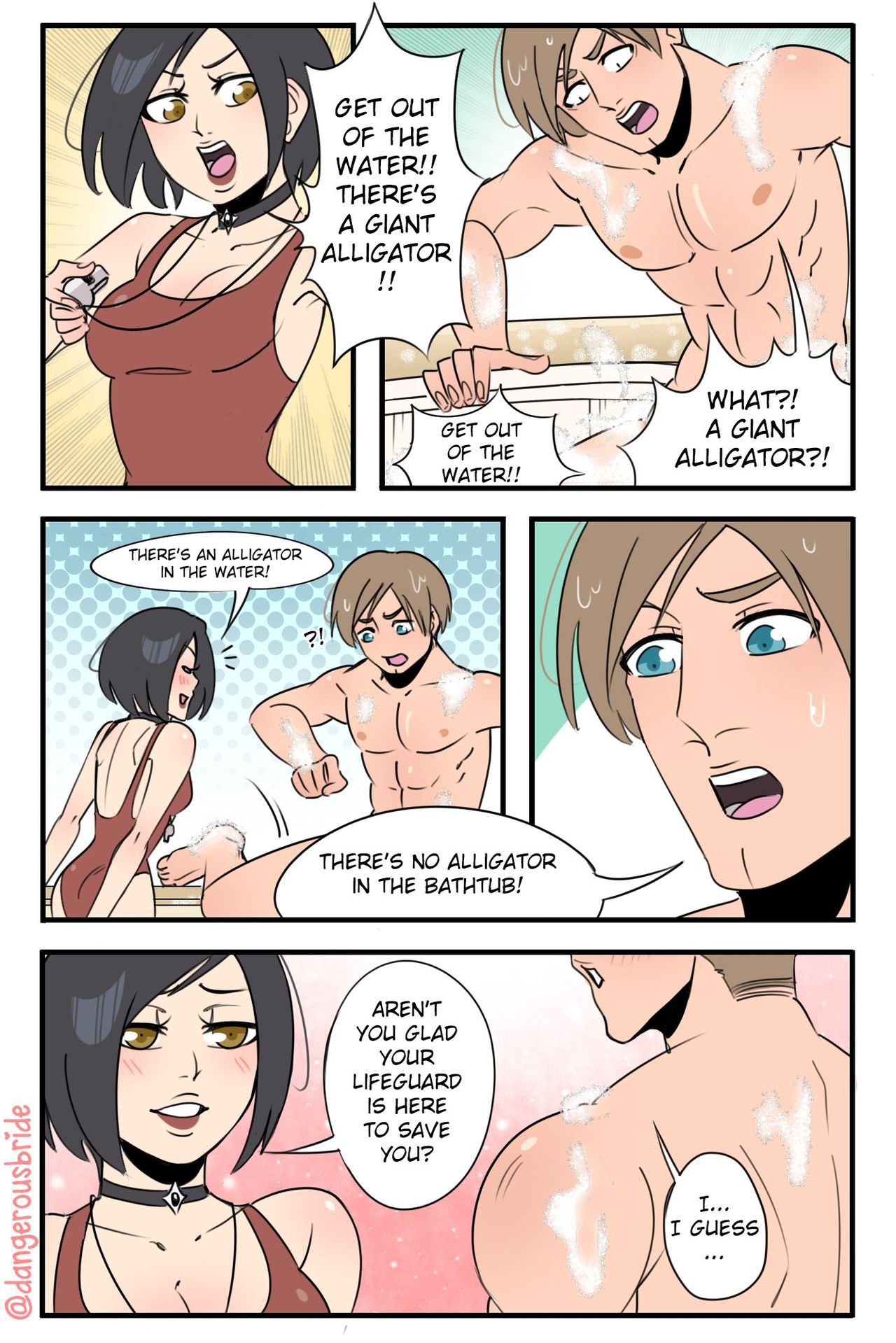 [Dangerous Bride] I'm not at the Beach, This is a Bathtub (Resident Evil 2) [English] 3