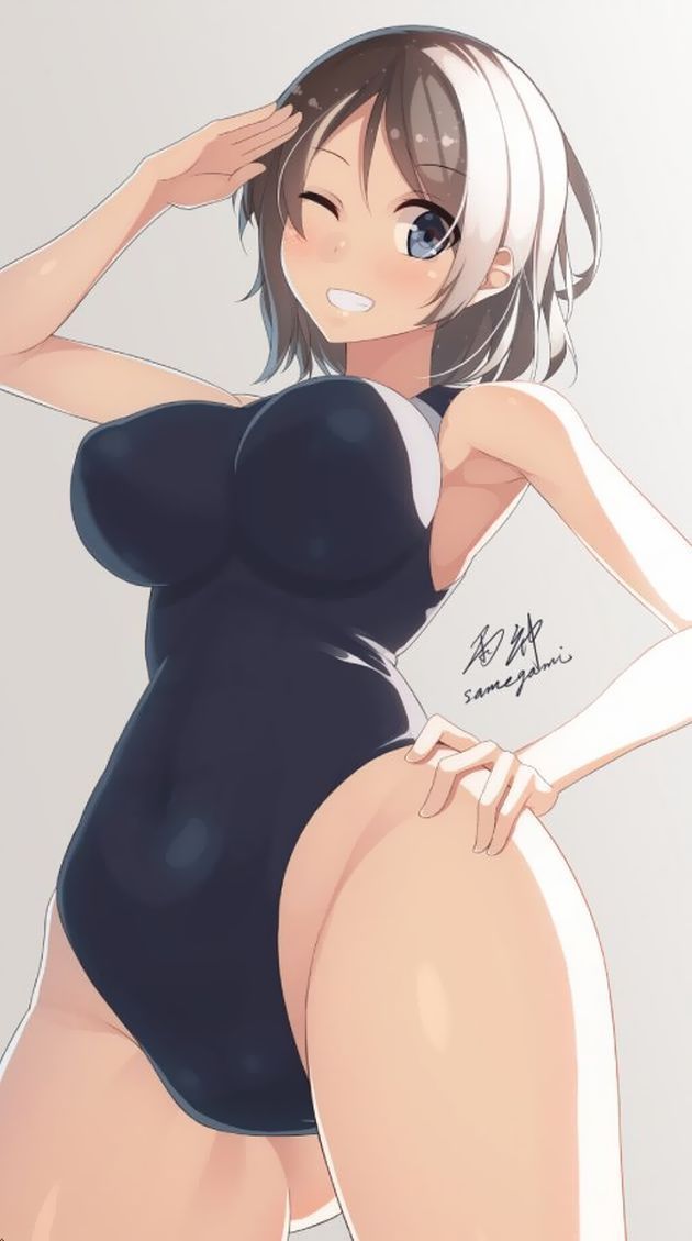 [Secondary] erotic image of the swimming swimsuit that wraps the body trained by Gachi's swimming pitch 17