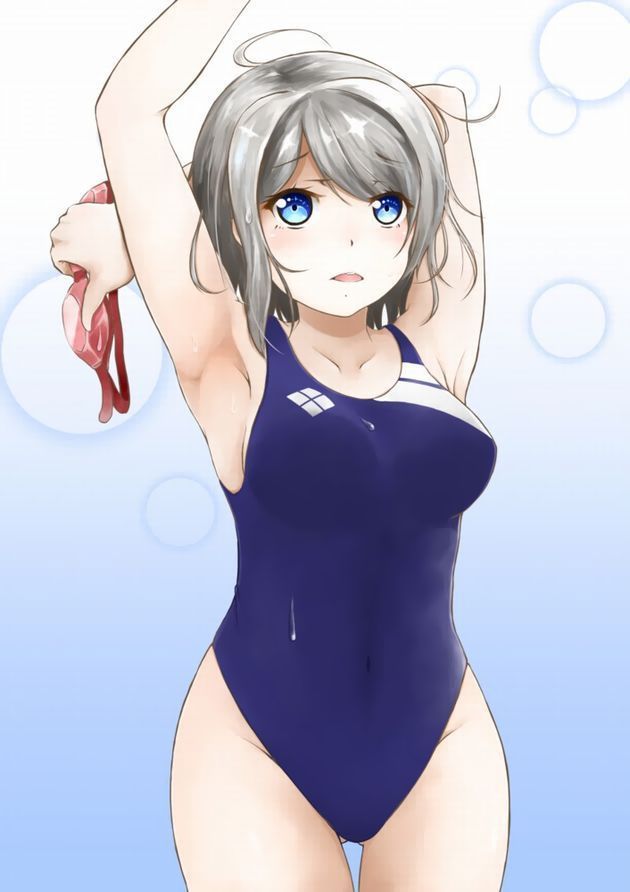 [Secondary] erotic image of the swimming swimsuit that wraps the body trained by Gachi's swimming pitch 34