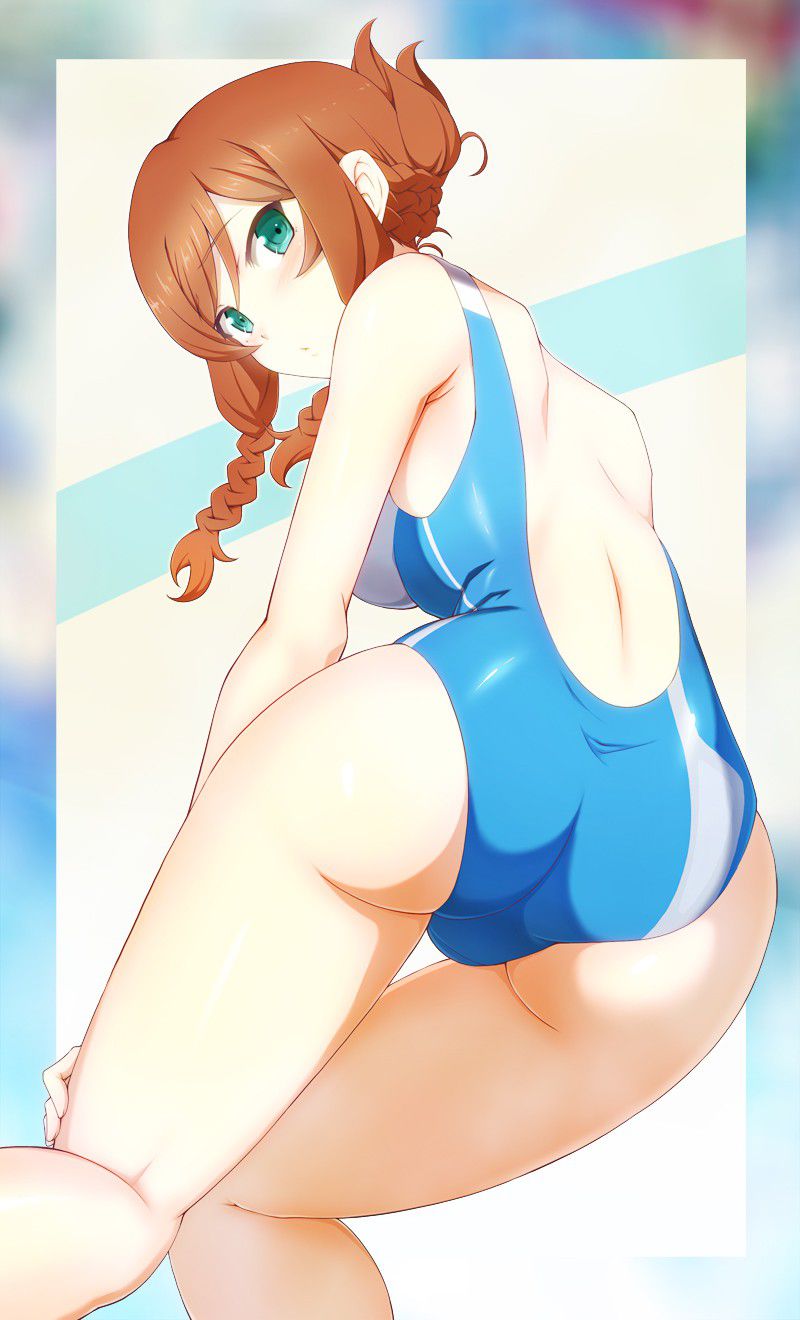 [Secondary] erotic image of the swimming swimsuit that wraps the body trained by Gachi's swimming pitch 50